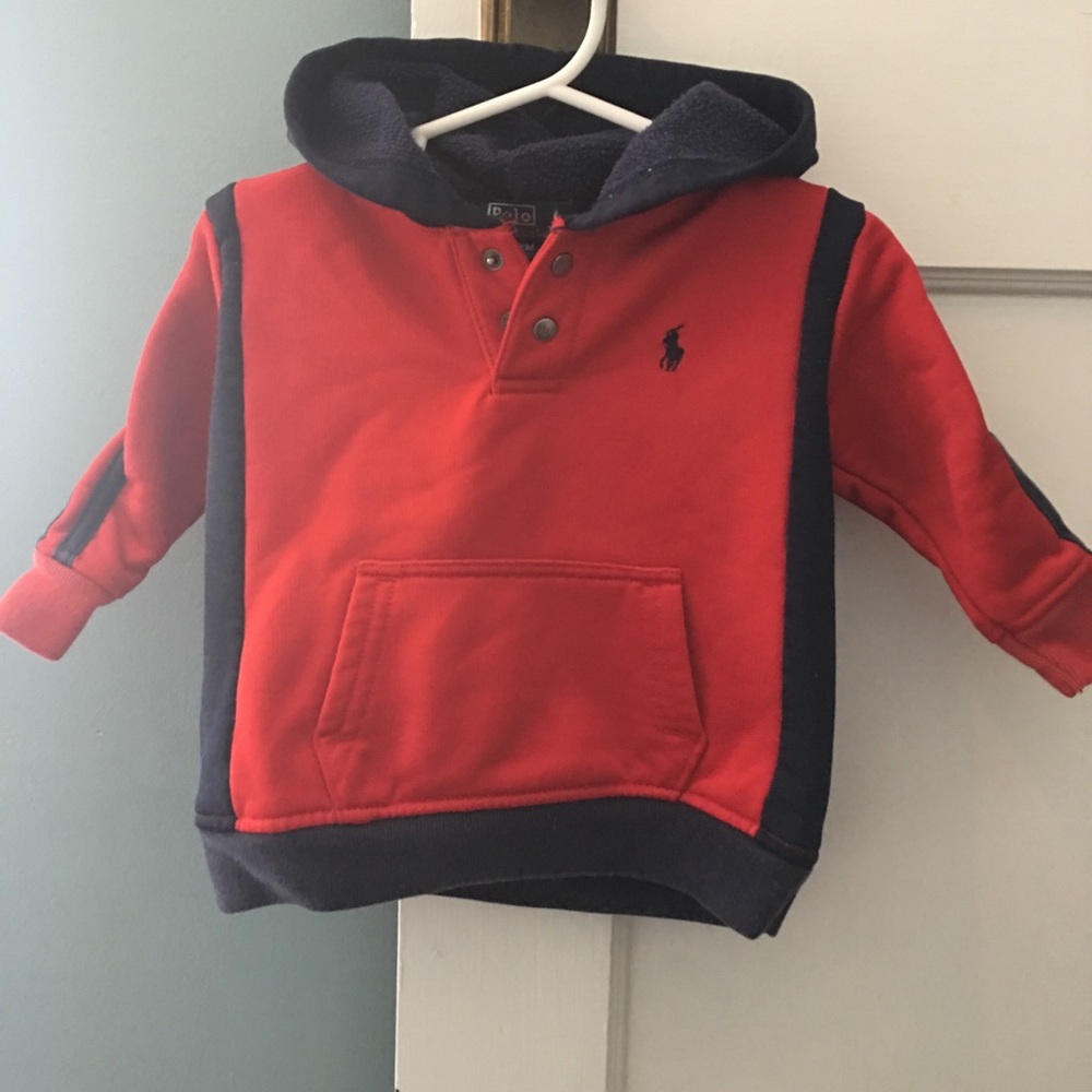 EUC! boys RL hoodie - smoke-free, pet-free home ❤️